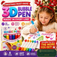 💥LAST DAY BUY 1 GET 1 FREE!!🎁🎁Magic Pen – Draw 3D with one stroke!🎄DIY Bubble Magic Drawing Pens