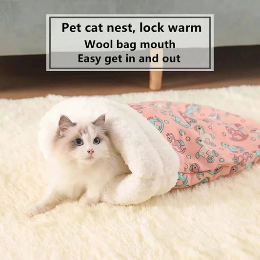 🔥Last Day 49% OFF - 🐾Cozy Pet Nest for Small Cats and Dogs