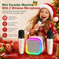 🎁Christmas Special 💥 Only £8.99✨🎵Mini Karaoke Machine for Kids with Wireless Microphones