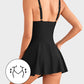 🩱2026 Summer Seaside Trend Swimwear👙Women's Tummy Control Slim Fit Plus Size One Piece Swimsuit