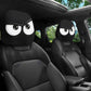 😆 Funny Cartoon Car Headrest Covers – 2PCS 2D Universal Fit🚗