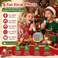 🎁Christmas Special 💥 Only £8.99✨🎵Mini Karaoke Machine for Kids with Wireless Microphones