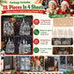 ⏳LAST DAY SALE ONLY￡6.99!🎁🎄 Christmas Village Window Sticker Set