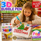 💥LAST DAY BUY 1 GET 1 FREE!!🎁🎁Magic Pen – Draw 3D with one stroke!🎄DIY Bubble Magic Drawing Pens