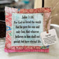 💖 Special Gift Price £6.99🔥Last 3 Hours!!🎁Handmade Prayer Quilt with cross inside
