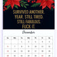 🔥Bestseller🔥Fuck It Again – 2026 Calendar For Women Who’ve Had Enough