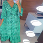 🔥LAST DAY SALE 49% OFF🔥Women's Cotton Wrap Dress with leopard pattern
