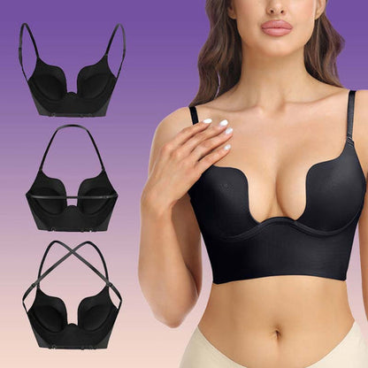 🔥Last Day Sale 49%OFF🌷Deep U Plunge Push Up Backless Bra