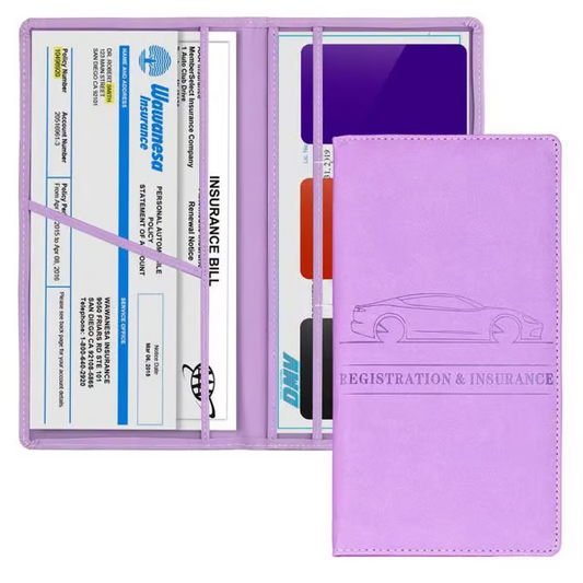 ⏳LAST DAY SALE 50% OFF!!✨✨Car Registration & Insurance Card Holder