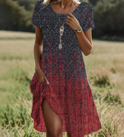 💕Hot Sale 50% OFF👗Printed Sleeveless Dress