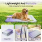 ❄️LAST DAY SALE ONLY￡7.99!!❄️Pawchill™🇬🇧Pet Cooling Mat for Dogs & Cats 🐾  Naturally Cool Ice-Silk Pad • Breathable, Washable & Soft 🌿  For Floors, Sofas & Car Travel • Multiple Sizes • Gradient Colours ☀️🐶🐱