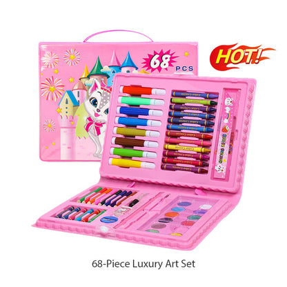 🎁Christmas Gift 🎄🎅🎨 50% OFF HOT PROMOTION! ✨ Deluxe 6-in-1 Art Creativity Set - Includes Drawing Tools & 12 Colors for Kids' Creative Development 🧑‍🎨🌟