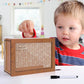 🔥Last Day Sale 70% OFF!!🔥Wooden Lottery Ticket Game Board & Money Box with Counter