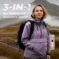 💦3-in-1 Waterproof Women's Jacket | Windproof & Warm For All Weather | Free UK Delivery