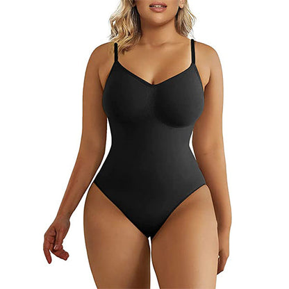 🔥🖤Black Friday Sale:49% OFF🔥Smoothing Seamless Full Bodysuit(Open crotch design)