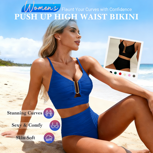 🔥New Year Hot Sale 50% OFF🔥Women's Push Up High Waist Bikini