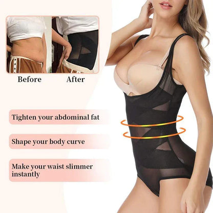 🎁Last Day Sell 49% Off🔥Tummy Control Mesh Slimming Girdles Shapewear Bodysuit