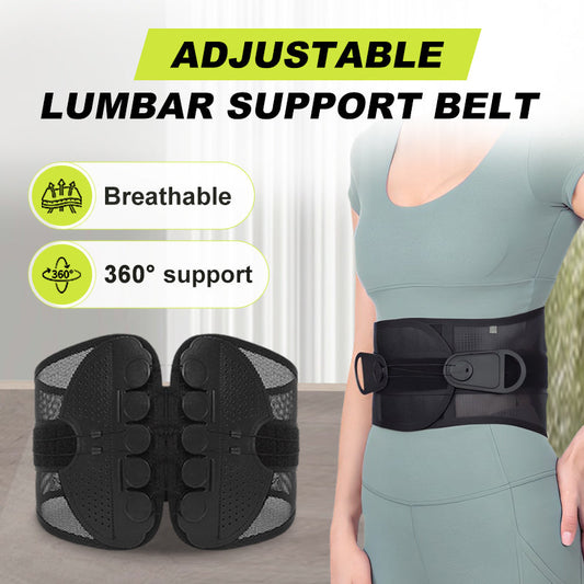 ✨️2025 HOT SALE-49% OFF🥰Adjustable Double Pulley Breathable Lumbar Support Shaping Waist Belt