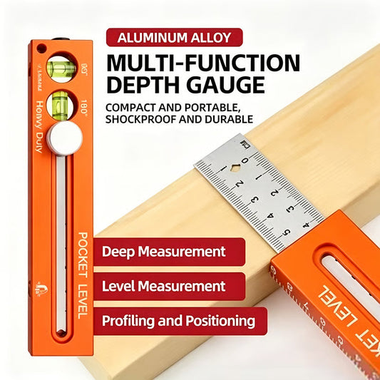 ⏳LAST DAY SALE ONLY ￡7.99!!📏Multifunctional marking level ruler🚗Delivered within five working days🔥