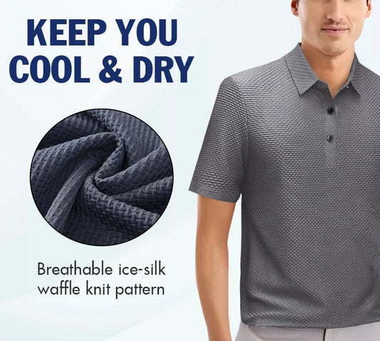🥳2026 HOT SALE🥳💞50K+ SOLD!😎 Ice Silk Men's Shirt – Stay Cool & Look Sharp All Day