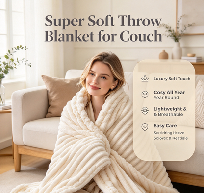 ⭐ Christmas Flash Sale 🔥 50% Discount – Perfect Festive Gifts🎅Super Soft Throw Blanket for Couch