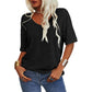 🔥Hot Sale 49% OFF - 💝Women's Solid Color V-Neck T-shirt