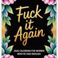 🔥Bestseller🔥Fuck It Again – 2026 Calendar For Women Who’ve Had Enough