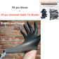 🔥NEW YEAR SALE - ONLY £8.99!!🎁Nitrile Pro Gloves – Heavy Duty, Slip & Stain Resistant, Scratch Resistant