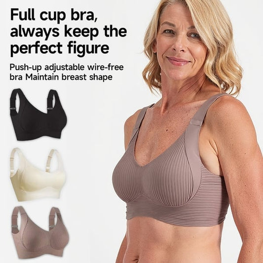 🎁Last Day Buy 1 Get 3 Packs(Each only ￡4.66)🔥Super firming bra | Wire-free push-up bra👍No more sagging breasts