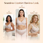 🎅🥳2026 HOT SALE 60% OFF💕 Jelly Wireless Womens Comfortable Wireless Bras Push Up Bralettes Seamless Tshirts Bras Deep V Everyday Bras