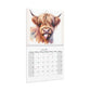 🔥Buy 2 Get 1 Free🐮Highland Cow Calendar 2026 – Rustic Farmhouse Wall Art & Monthly Planner📅