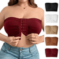 🏆LAST DAY BUY 1 GET 1 FREE✨️Plus Size Strapless Front Buckle Breathable Bra