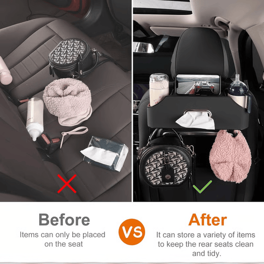 🔥Last Day Sale 50% OFF🔥3-in-1 Car Backseat Organizer – Keep Your Ride Clean & Organized!