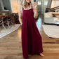 🔥Summer Hot Sale 49% OFF🔥Women's Sleeveless Wide Leg Jumpsuit with Pockets