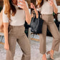 👖🍂 2025 AUTUMN HOT SALE 50% OFF💷Stretch Twill Cropped Wide Leg Pants
