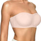 ✨️✨️Womens Strapless Bras Push Up Bandeau Bra Non Slip Wireless Supportive Padded Bras Seamless Comfortable Tube Jelly Bra