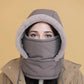 🧣 BUY 2 GET 1 FREE! ❄️ Plush-Lined Thermal Hat with Face Mask - Full Head & Face Protection for Extreme Cold, Unisex Comfort for Skiing/Mountaineering 🏔️🔥