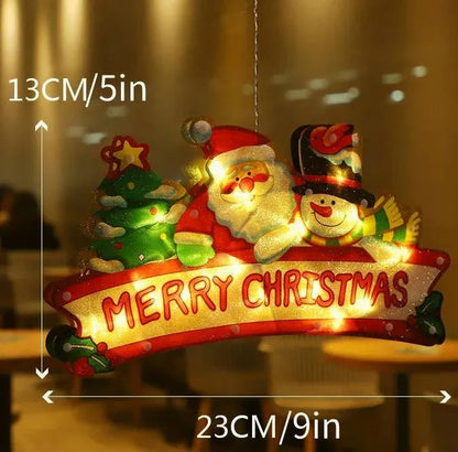 ⏳Time-limited Special Price ￡6.99!!🎄Christmas Window Hanging Lights🎁BUY 2 GET 1 FREE