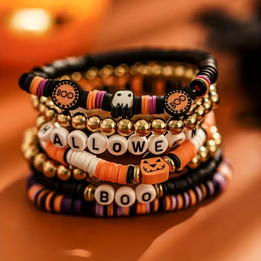 🎃Halloween Sale 50% OFF👻7-Piece New Ambiance Halloween Bracelet Set💖