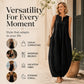 🌸Women's Sleeveless V-Neck Wide-Leg Jumpsuit with Pockets