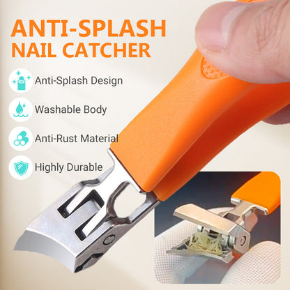 🔥Limited Time Buy 1 Get 1 Free🔥Wide Jaw Opening Anti-Splash Slanted Nail Clipper