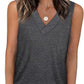 💖LAST DAY SALE: ￡9.99!!🏆Flash Sale🔥Women's Sleeveless V-Neck Slimming Loose Fit Casual Tank Top🎽
