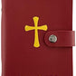 ✝️ Catholic Genuine Leather Holy Card Holder – Pocket Prayer Card Organizer with Snap Closure