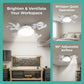 ❄️LAST DAY SALE 50% OFF!!❄️Aerolux™ Ceiling Fan Light – 2-in-1 Silent LED with Remote 🌬️💡  Energy-Efficient Airflow & Dimmable Lighting for Bedrooms, Living Rooms & Conservatories 🏡✨