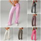 🔥NEW YEAR SALE - ONLY £14.99!!⚡50K+ SOLD!💕Women's Plain Loose Straight Leg Pants