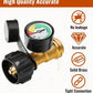✨️Universal Propane Tank Gauge for 5-40 Pound LP Tanks | Gas Level Indicator for Grill, Heater, RV Camper, QCC1/Type 1 Connection