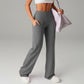 🔥NEW YEAR SALE - ONLY £14.99!!⚡50K+ SOLD!💕Women's Plain Loose Straight Leg Pants