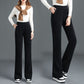 🎁Early Winter Sale 49% Off✨Women's Versatile Simple Stretch Elastic Waist Loose Wide Leg Pants