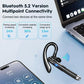 🎁New Bluetooth Trucker Headset🎧 – 80H Playtime, Noise Cancelling, Dual Mic