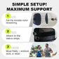 🔥2025 HOT SALE-49% OFF🥰Adjustable Double Pulley Breathable Lumbar Support Shaping Waist Belt
